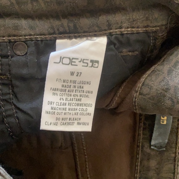 Joe’s Jeans snakeskin print skinny pants - Picture 5 of 6